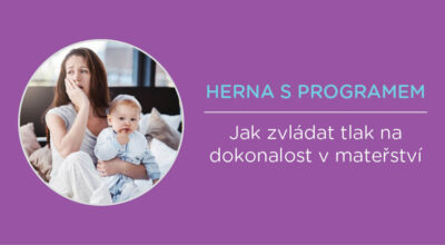 HERNA S PROGRAMEM   Jak zvládat tlak na dokonalost v mateřství